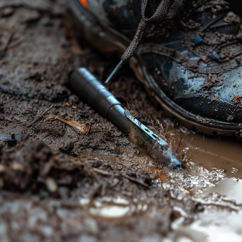 800  Lumen Rechargeable Zoomable Pen Light Flashlight