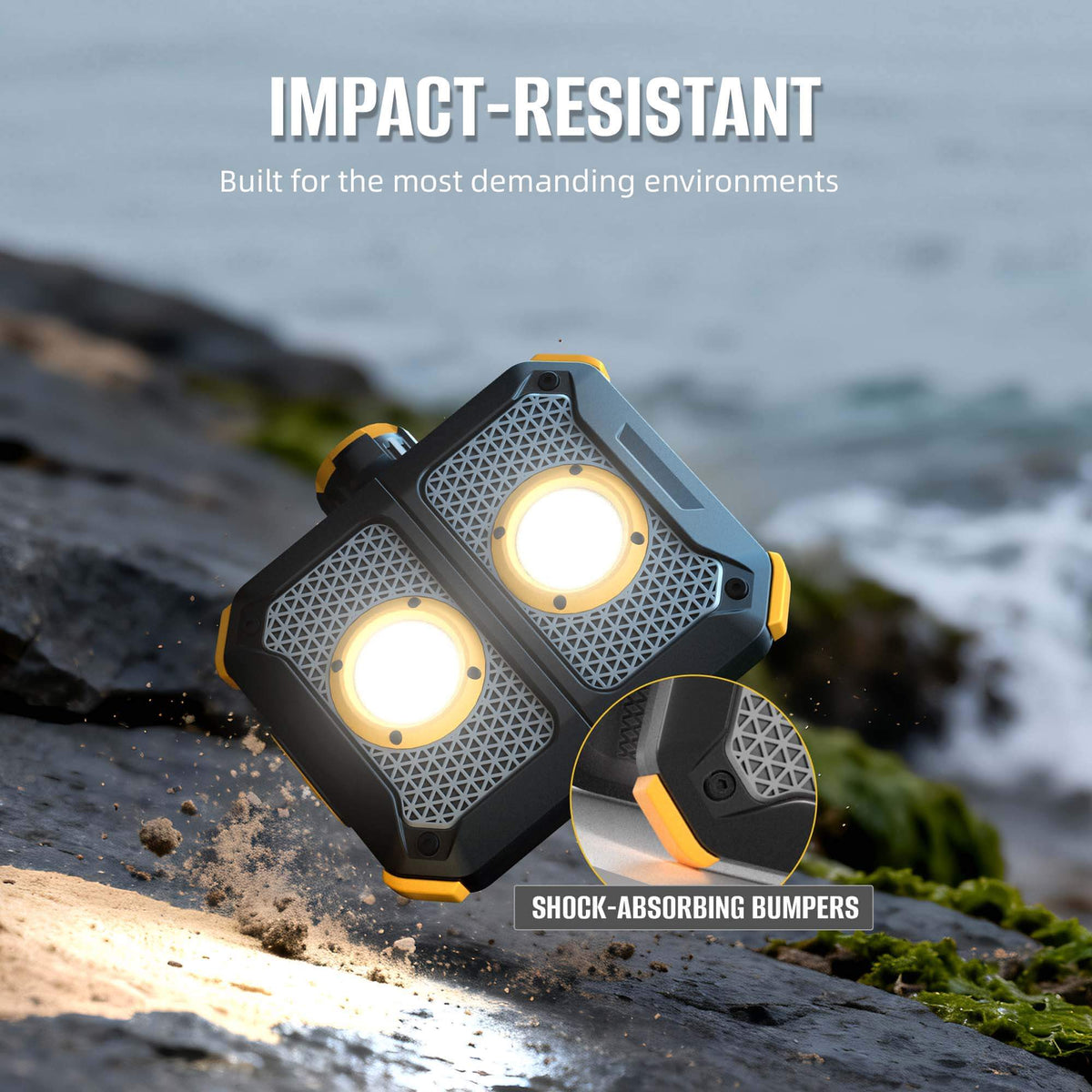 2500 Lumens 360° Rotatable Magnetic LED Work Light for Car Repair HOKOILN W1