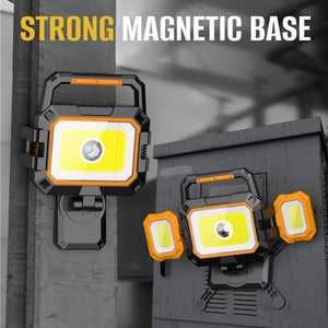 4000 Lumens 3-in-1 Rechargeable Work Light for Garage Workshop Jobsite YZONI W5