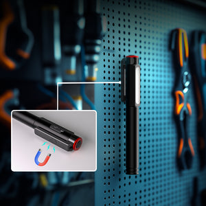800 Lumens Rechargeable Dual Light Pen Flashlight with Magnetic