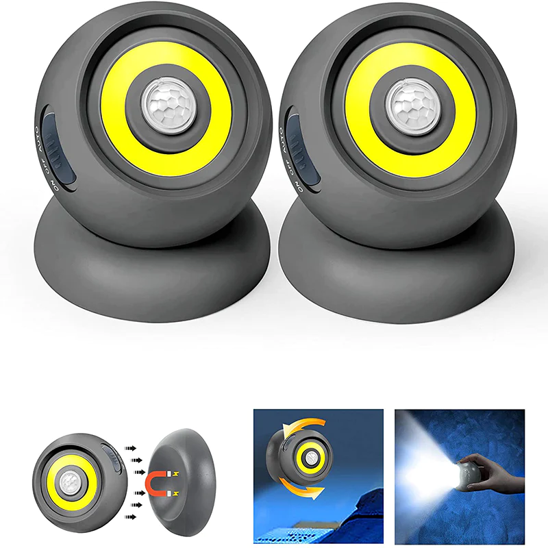 200 Lumens Motion Sensor Stair Lights 6 Pack - Hokolite