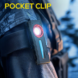Hokolite-pocket-clip-2000LM-Rechargeable-EDC-Magnetic-Flashlight-flashlights