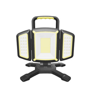 8000 Lumens LED Work Light Stand Three-head Construction Light For Jobsite Lighting