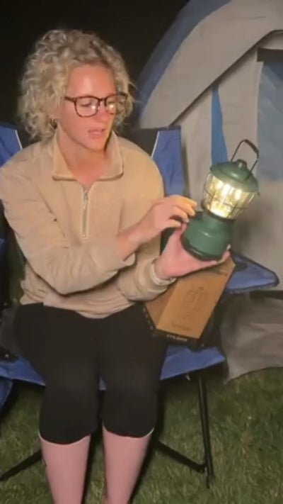 The Hokolite 2003 delivers 2500 lumens with dual light source. Vintage, waterproof, USB. Perfect for camping and emergency use.