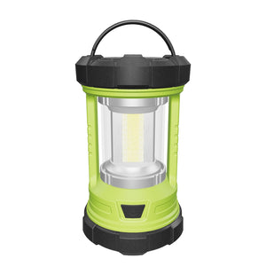 3000 Lumens 360° COB Rechargeable Camping Lantern In Green/Black/Orange