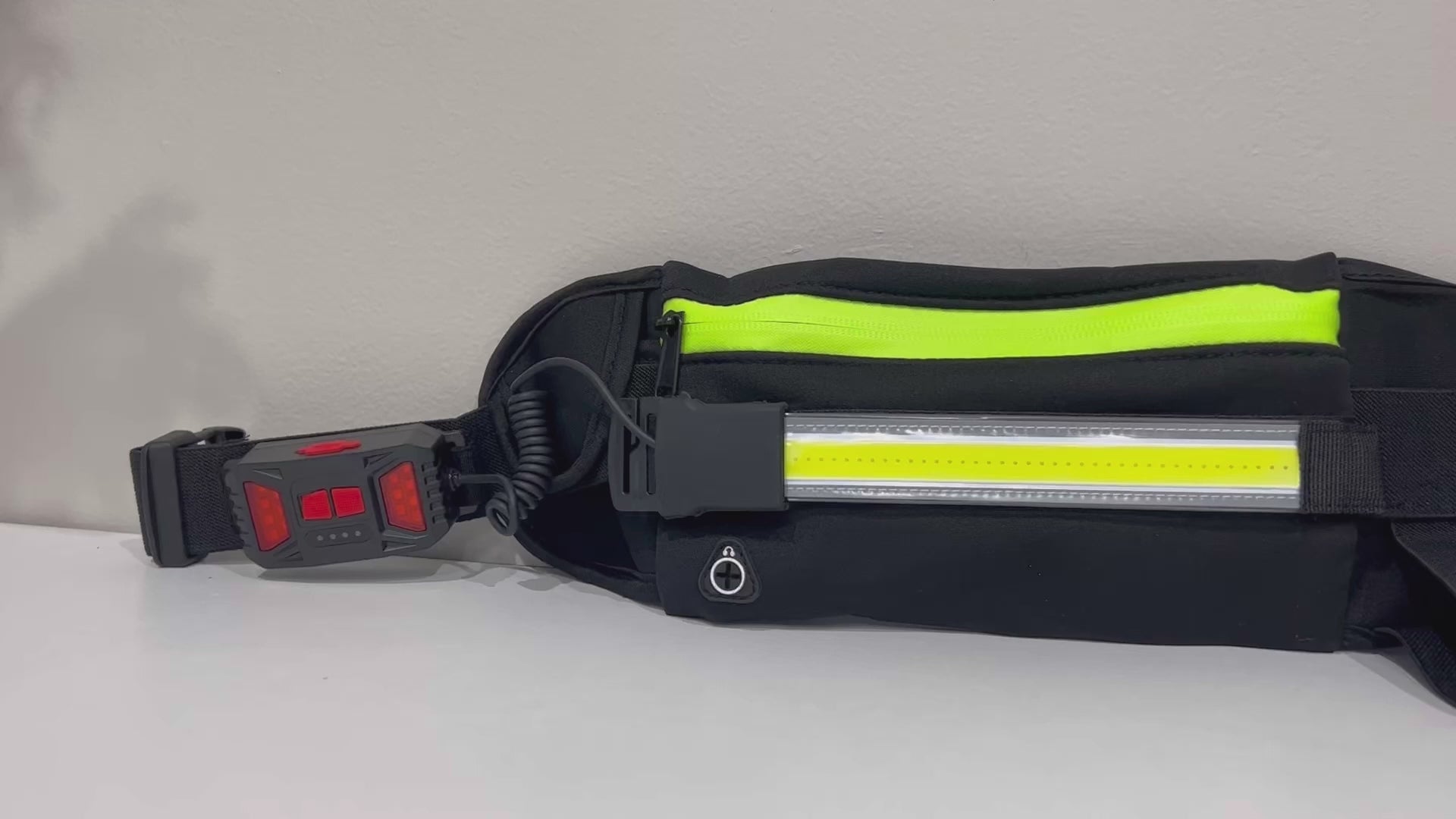 Hokolite 0088 1000 lumen rechargeable running light with waist belt for outdoor use