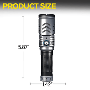 Hokolite-    product-size-LED-Flashlight-flashlights