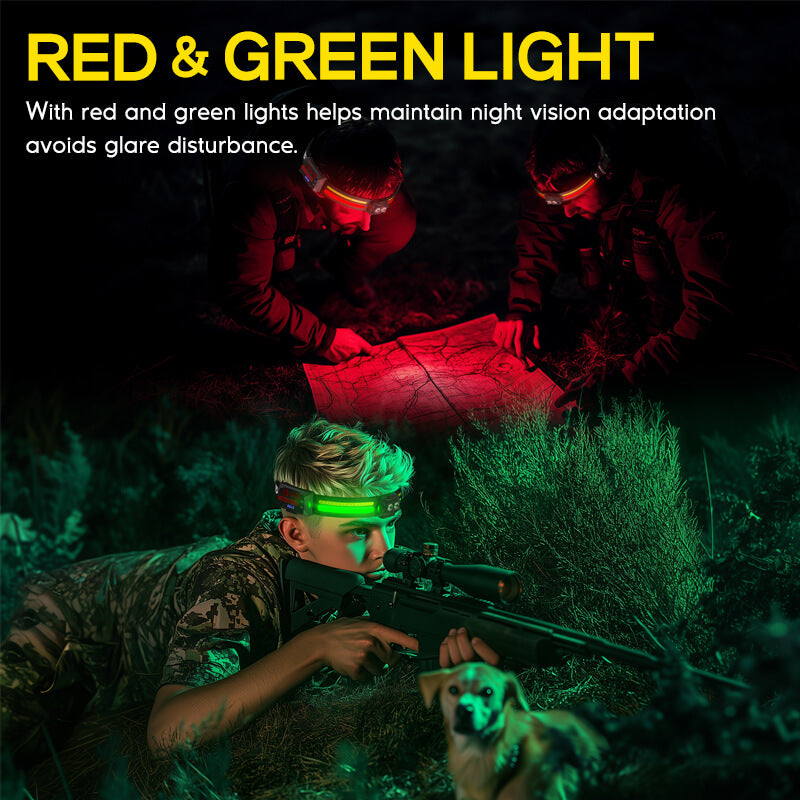 Hokolite-red-green-light-1200-Lumen-260-Wide-Beam-Dual-Light-Source-Headlamp-With-Motion-Sensor-Light
