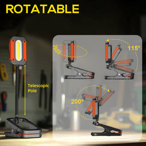 Hokolite-rotatable-Rechargeable-3000-Lumens-LED-Clamp-Work-Light-with-360_-Rotation