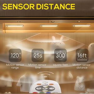 Hokolite-sensor-distance-RGB-Under-Cabinet-Lighting-motion-sensor-light