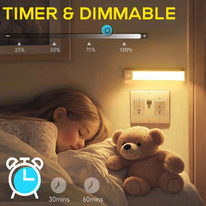 Hokolite-timer-dimmable-RGB-Under-Cabinet-Lighting-motion-sensor-light