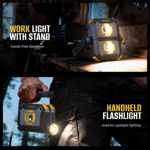 2500 Lumens 360° Rotatable Magnetic LED Work Light for Car Repair HOKOILN W1