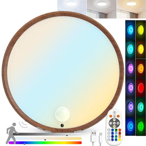 Hokolite-wooden-LED-Ceiling-Light-motion-sensor-lights