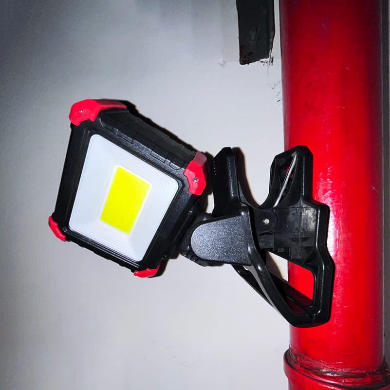 2100 Lumens Rechargeable LED Clamp Working Light with 270° Rotation