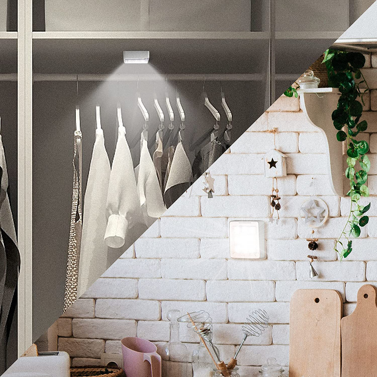 LED Battery Dimmable Tap Light 4 Pack