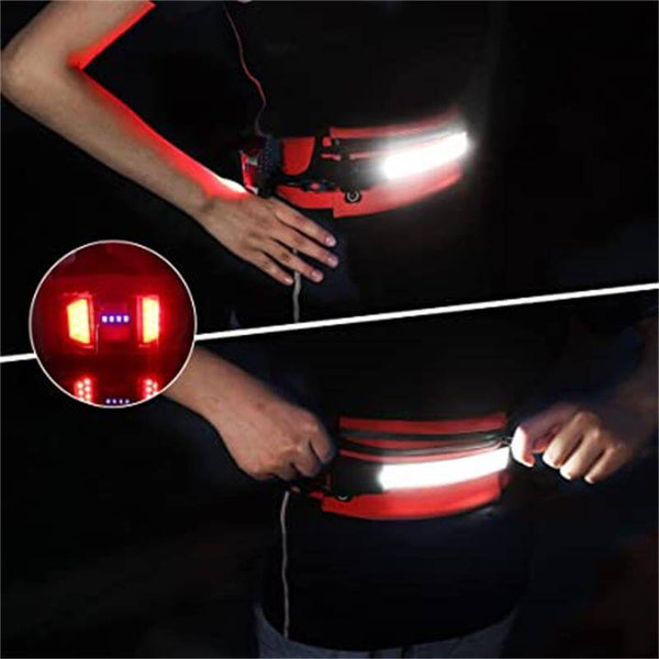 Buy Wholesale China Wearable Red Warning Light Waist Belt Bag Led Running  Light With Clip & Led Running Light With Clip at USD 0.78