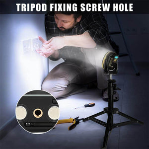 Hokolite work light has tripod fixing screw hole