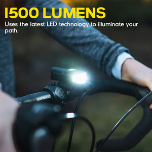 hokolite-1500-lumens-bike-light Bicycle Headlight