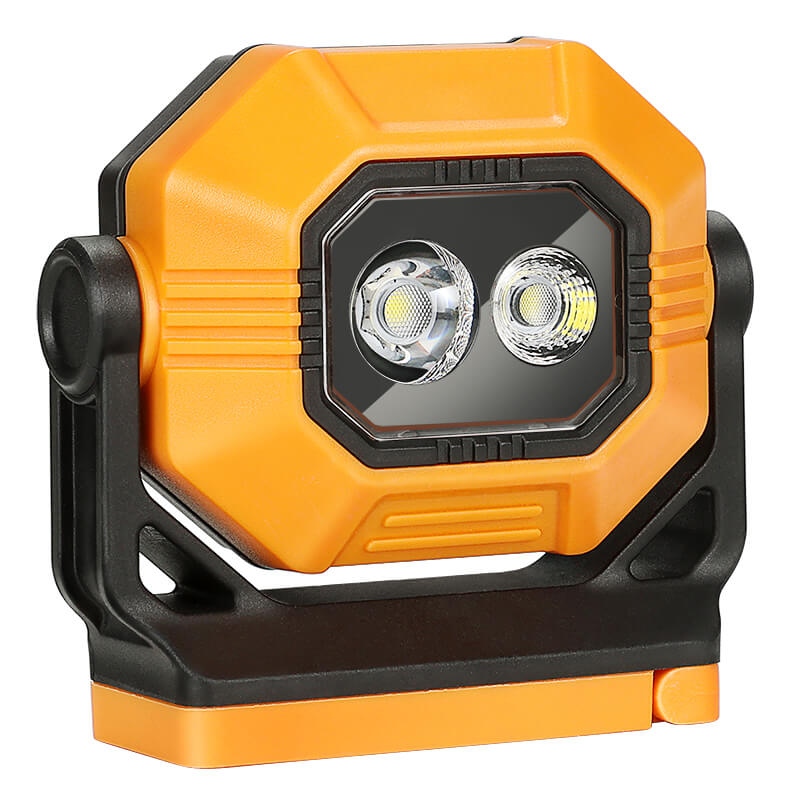LED Work Light Stand, 8000lm Construction Light for Jobsite Lighting - Hokolite 1 Pack