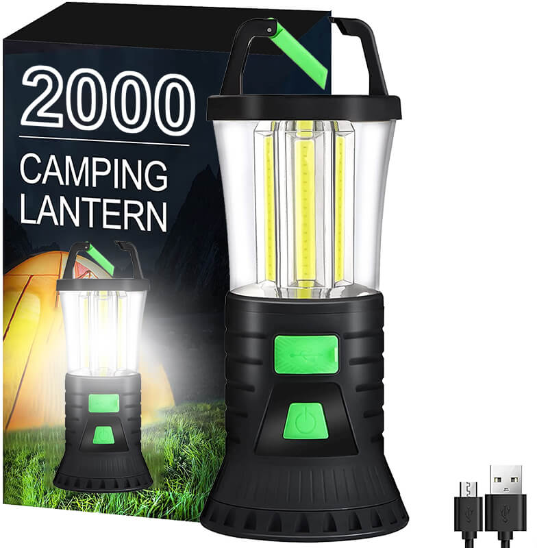 Rechargeable Batteries Powered Lantern 3500lm Waterproof Lantern for Emergency - Hokolite 4 Pack (Save