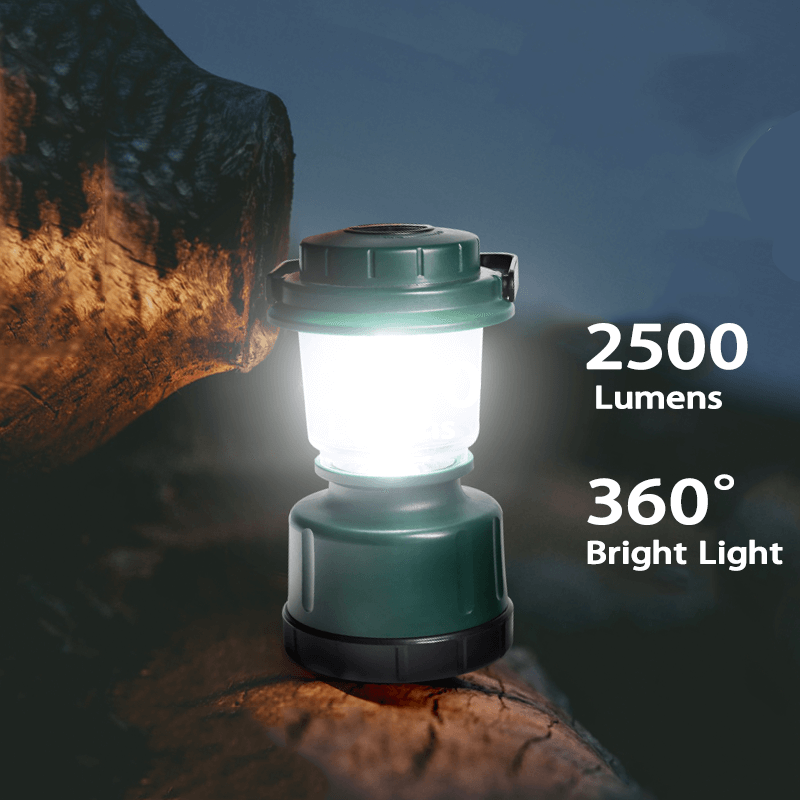 Hurricane Lantern w/ LED Light