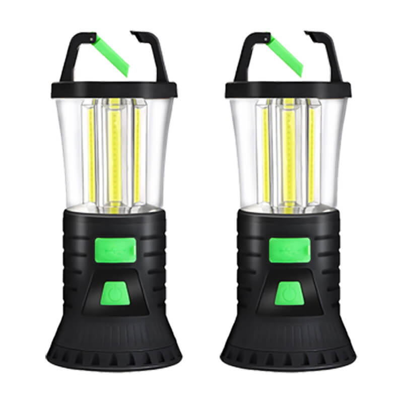 LED Outdoor Lantern with Carabiner Handle 2000lm - Hokoloite 1 Pack