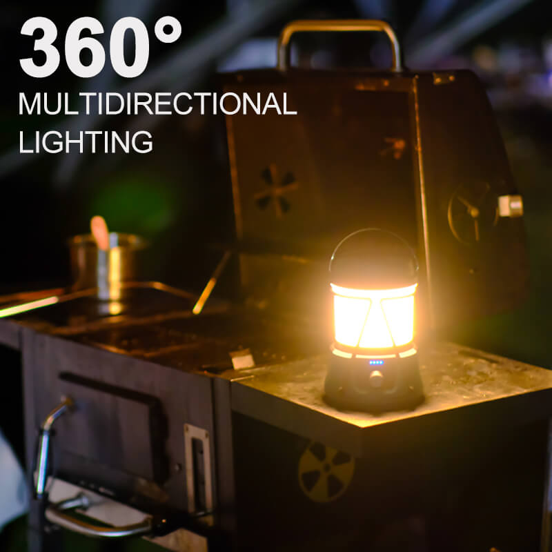 USB Rechargeable Camping Lantern 3000 Lumen - Hokolite Orange / 3 Pack