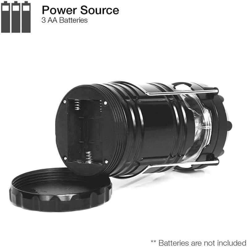 Rechargeable Batteries Powered Lantern 3500lm Waterproof Lantern for Emergency - Hokolite 2 Pack (Save