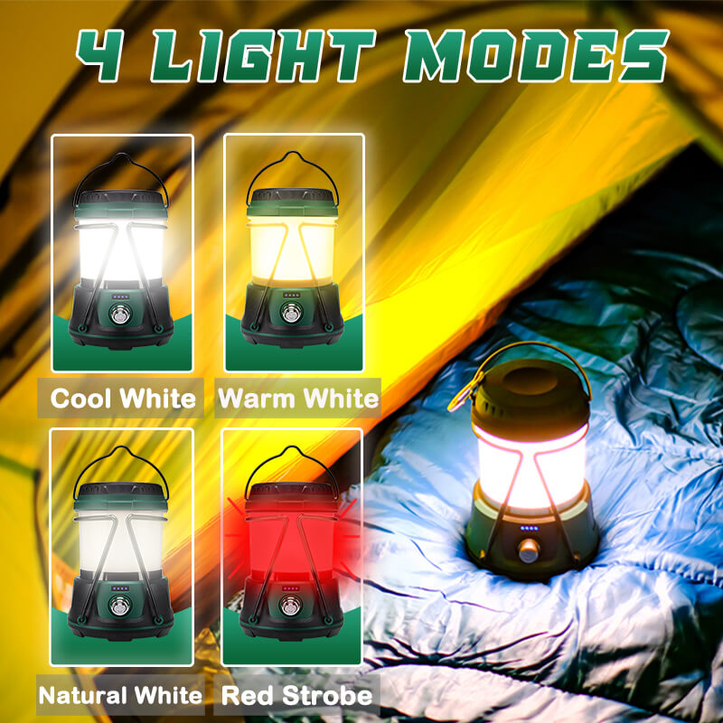 Camping Light, 2 Pack Camping Lantern With 5000 Lumens 5 Light Mode