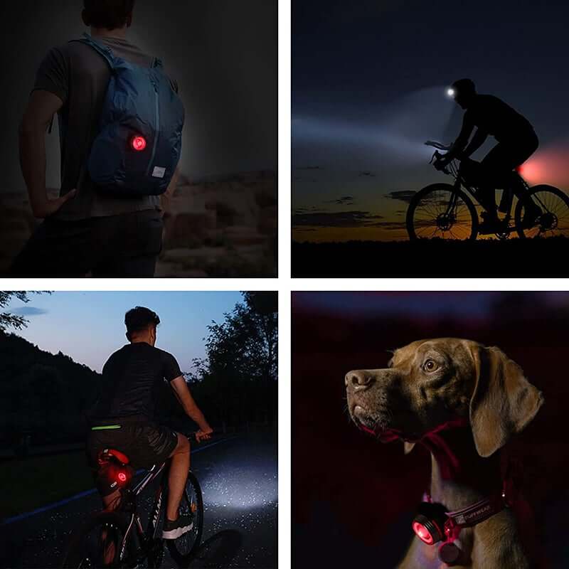 Hokolite COB Rechargeable Bike Lights Set best for hiking cycing