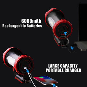 Hokolite 6000 mAH battery rechargeable spotlight flashlight