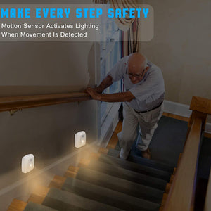 Hokolite motion sensor stair lights make every step safety