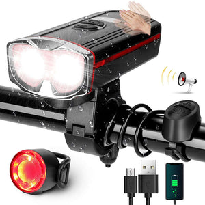 Hokolite 1000 Lumens Waterproof Rechargeable Bicycle LED Lights
