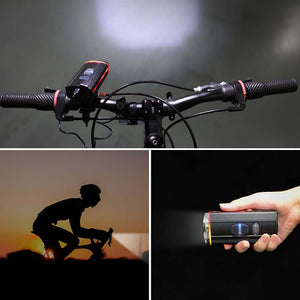 Hokolite front bike light can use as flashlight