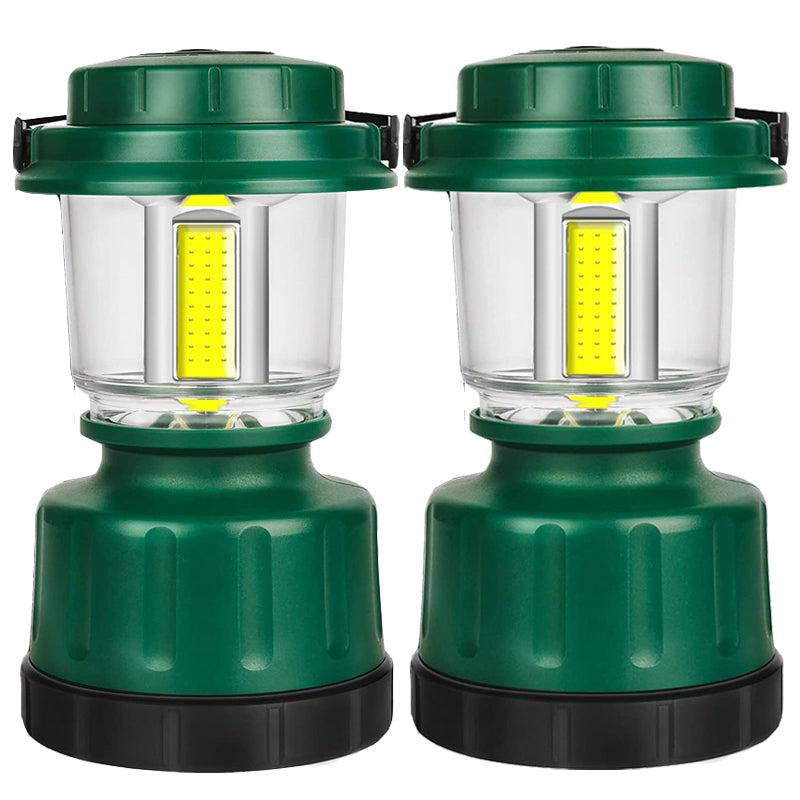 LED Camping Lantern, COB Battery Lantern 4D Batteries Powered 2500LM, Water  Resistant Emergency Lantern for Power Outage, Hurricane, Hiking