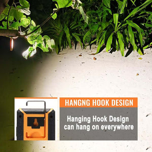 Hokolite cordless work lights hanging hook design