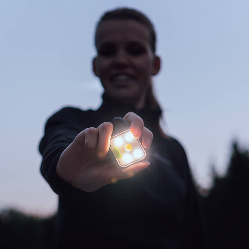 Night Running Lights USB Rechargeable 150LM 2 Pack Hokolite