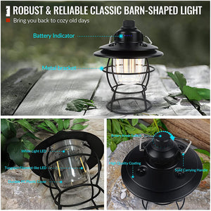 Hokolite high brightness vintage lantern detail