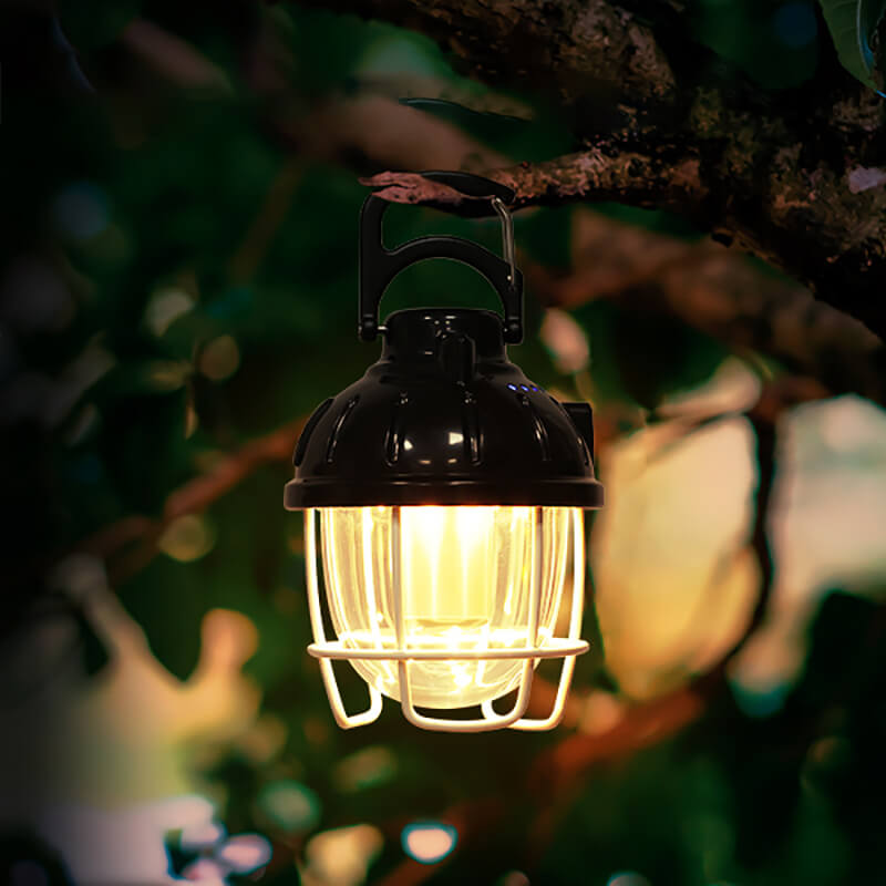 High Brightness Rechargeable LED Vintage Lantern - Hokolite 4 Pack ( Save