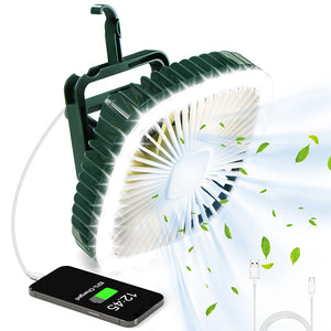 Hokolite Portable Fan With LED Camping Lantern