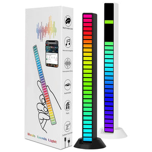 RGB Pickup Voice Activated Rechargeable Rhythm Lights
