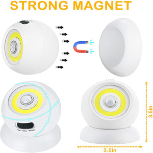 Hokolite motion sensor night light with a strong magnet