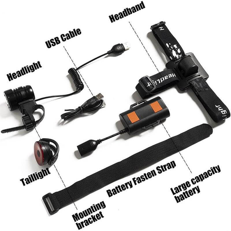 Hokolite bicycle safety lights details