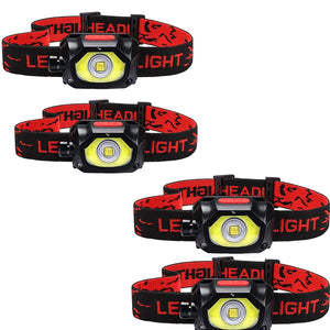 Hokolite 1000 Lumens LED Hunting Headlamp With Motion Sensor 4 Pack