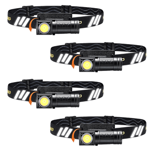 Hokolite 1000 Lumens Running Headlamp Flashlight 4 Pack