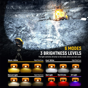 HOKOLITE 0107 - 1500 Lumen 12 Modes Work Light - 