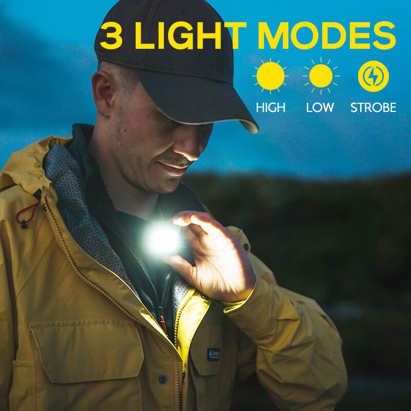 HOKOLITE 4884 - 3 Modes Rechargeable Magnetic Running Light - 