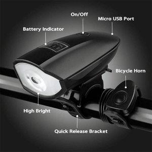 HOKOLITE 5185 - 1400 Lumen Horn With Tail Bike Light - 