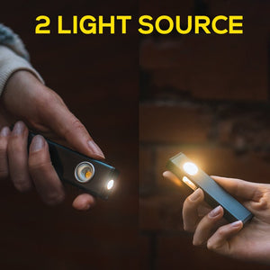HOKOLITE 6768 - 3 Modes Magnetic Clip EDC Flashlight - 