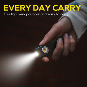 HOKOLITE 6768 - 3 Modes Magnetic Clip EDC Flashlight - 